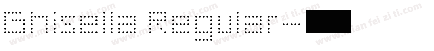 Ghisella Regular字体转换